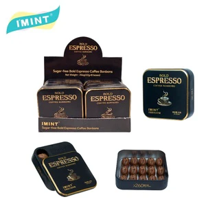 Custom Logo Sugar-free Bold Espresso Coffee Bonbons High-Energy Candy With 260 Mg Caffeine