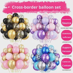 Wholesale 35pcs Thickened Latex Balloon for Amazon Cross-Border Party Supplies for Halloween Christmas Birthday Decorations