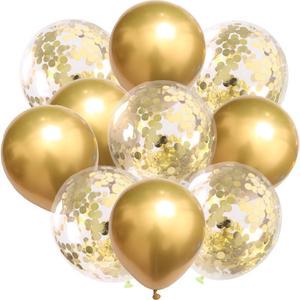 Hot Selling 12 Inch Metallic Confetti Latex Balloon Silver Wedding Party Decoration Balloons Birthday Colorful Air Graduation
