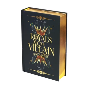 Gold Foil Stamping Special Edition Hardcover Book Printing With Gilded Edges Gold Paper Endsheets Art Paper