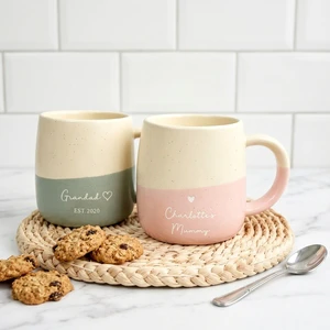 Engraved Ceramic Mug With Your Text, Custom Coffee Mug For Christmas Gift