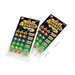 Winning Lottery Tickets Pull Tabs Lottery Paper Cards Wholesale Pull Tabs Gambling Tickets