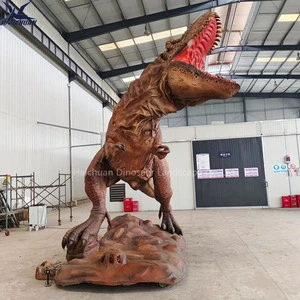 Dino Park Program Manufacturer Custom Hyper-realistic Halloween Decor Large Life Size Dinosaurios Animatronicos T Rex For Sale
