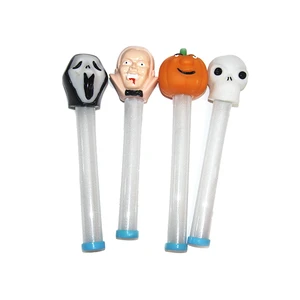 New Product Novelty Halloween Bouncy Baton Plastic Cartoon Toys light Up baton For Kids