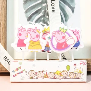 Wholesale Animation Cute Cartoon Children's Birthday Candles (5-Pack) for Party Decoration and Cake Decoration Home Decoration