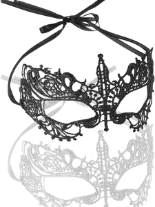 2 Pcs Women's Venetian Style Masquerade Masks Polyester 4-Color Printed Historical Period Theme Halloween Costume Party Prom