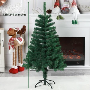 Eco-friendly PVC Full-Size Christmas Tree Cross-Border Encrypted Pointed Design Spruce for Hotel Mall Floor Christmas Tree