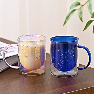 New Christmas Tree Cups Heat Resistant Double Wall Glass Cup Christmas Mug Christmas Gifts Glass Water Bottle