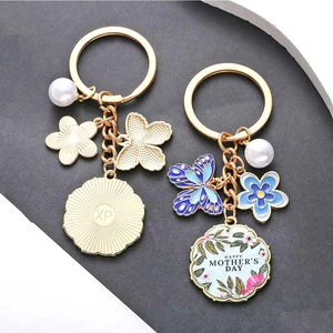 Happy Mother's Day Oil-dripping Acrylic Key Chain Gift Favor for Mother's Day Party Souvenir
