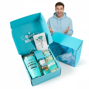 Valentine's Day Gift for Him Unisex Luxury Self-Care Spa Set with Tumbler Soap Bath Salt Candle Fit for Birthdays/Anniversaries