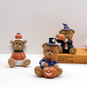 2023 New Product Halloween Accessories Home Decoration Halloween Resin Bear for Party Decoration