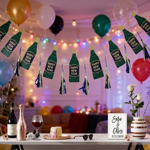 608332 Green Champagne Bottle