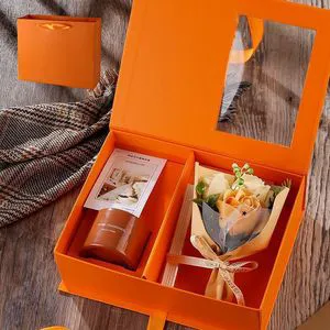 Mother's Day Gift Valentine's Day New Year Custom Logo Stainless Steel Aromatherapy Gift Box-Promotional Office Product for Mom