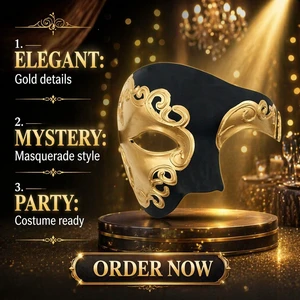 Venetian Carnival Masks Masquerade Party Panda Face Mask Plastic Custom Pattern Cosplay Meiteda PET/PVC 18+ Years
