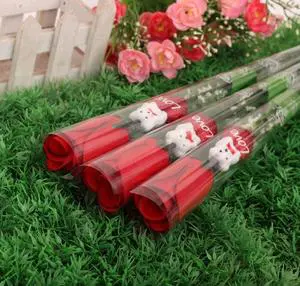Single Artificial Rose Flower Valentine's Day Use