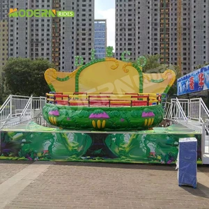 Build Your Own Luna Amusement Park Carnival Attraction 24 40 Seats Samba Carousel Mechanical Game Rides Fiberglass Outdoor Disco