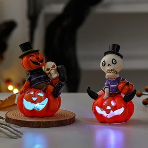 Halloween new skeleton jack-o '-lantern Halloween party decoration props gifts kindergarten decoration photo gifts