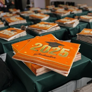 2025 Graduation Season New Arrival Disposable Paper Napkin Tableware & Decoration For Graduation Ceremony