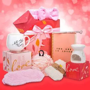 Hot Selling Birthday Gifts for Women Valentine Gift Basket Sets for Mom Wife Sister Girlfriend Best Friend With Card