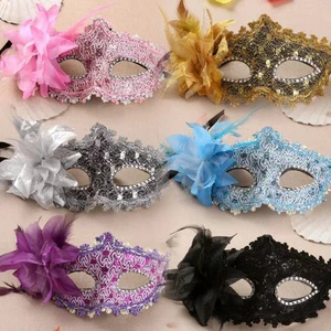 Masquerade Mask Women Venetian Ball Prom Masks Half Vintage Masks for Mardi Gras Carnival Fancy Dress Party Christmas Parties