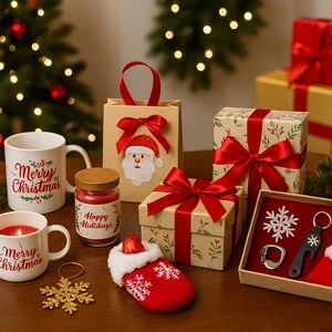 Christmas Promotional Gift Set Custom Logo Holiday Merchandise For Product Launches Trade Fairs Marketing Campaigns And Branding