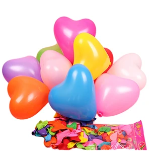 2.2g Matte Heart-Shaped Latex Inflatable Balloon for Wedding and Children's Birthday Party Decorations