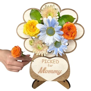 New Mother's Day Gift DIY Mother's Day Hand Picked Flower Holder