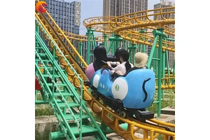Fairground Attractions Amusement Theme Park Manufacturer Manege Carnival Crazy Mad Wild Mouse Roller Coaster Spinning Mouse Ride
