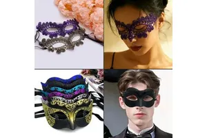 Vintage Masquerade Masks Venetian Party Decoration Mask Costume Mask for Carnivals Halloween Masquerades Party