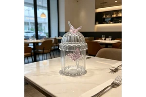 Crystal Butterfly Design Butterfly Glass Cup Ins High Beauty Office Water Cup Gift Set With Straw Glass Water Bottle Ali Baba