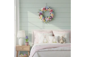 Modern Handmade Plastic Artificial Wreath for Valentine's Day Decorations