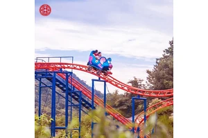 Carnival Funfair Ride Thrilling Family Ride Crazy Wild Mouse Spinning Roller Coaster For Sale