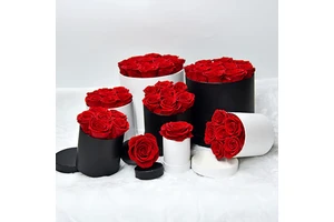 Artificial Flower Eternal Rose in Box Preserved Real Rose Flowers Best Mother'S Day & Valentine's Day Gift Romantic Gift