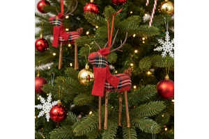 Newest Product Store Handmade Large Reindeer Christmas Decoration Christmas Tree Decoration Set