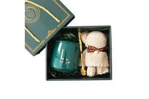 Top Ranking Stock WD/OEM Silk Screen Printed Mug Towel Bear Valentines Day Corporate Office Wedding Guest pink Gift Set