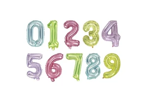 2022 New 16 32 40 Inch Jelly Helium Balloons Party Decorations Crystal Number Foil Balloon for Kids Adult Birthday