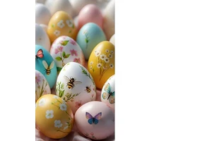 Modern Easter Decoration Customizable Wooden Egg in Various Sizes and Colors New Arrival