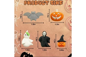 Halloween Themed Eraser Pumpkin Bat Toy Eraser Halloween Gift Eraser