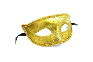 Plastic Venetian Masquerade Ball Mask for Halloween Mardi Gras Parties Props