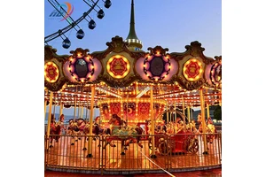 Commercial Good Price Funfair Outdoor Luxury Carnival Game Kids Carousel Horse Rides Merry Go Round Equipment For Sale