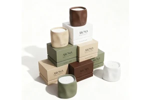 Wholesale Bestselling Soy Wax Scented Candles Custom Brand Gift Box Set Various Colors