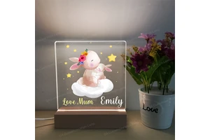 Personalized Mother's Day Gift for Mom From Custom Acrylic Night Light Meaningful Birthday Christmas Present Gift