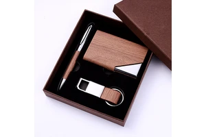 Luxury Business Gift Set for Dad on Father's Day Includes Practical Items Earbuds Vacuum Flask Neck Massager for Relaxation
