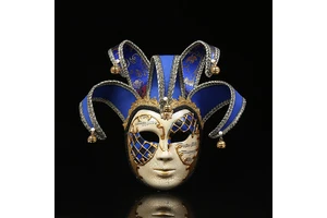 Wholesale New European and American Halloween Masks Venice Masquerade Creative Party Cracks Masks