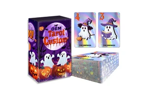 Customized Laser Card Vendors Customize Collectible Card Game Cards For Children And Adults Custom Halloween Tarot Deck