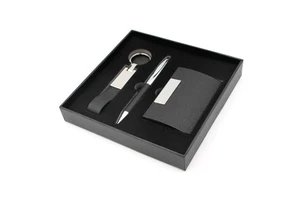 New Product Ideas 2024 Luxury Promotional 3 in 1 P Customized Corporate Business Gift Set for Men