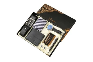 Men's Father's Day Thanksgiving Valentine's Day Christmas Chinese New Year Gift Set Sunglasses Key Chains Watch Wallet Belt