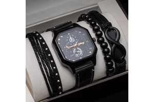 Men's Watch Set Quartz Stainless Steel Valentine's Day & Father's Day Business Gift