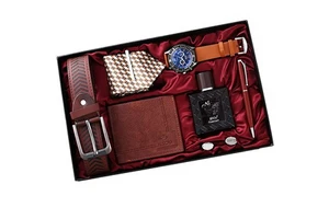 Business Gift Set for Father's Day Thanksgiving Valentine's Day Mother's Day New Year Christmas 2026-Watch Belt Signature Pen