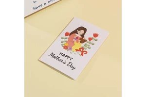 New Arrival Fashion Design Lovely Blessing Mothers Day Greeting Cards Premium Gift Cards for Mothers Day Wishes